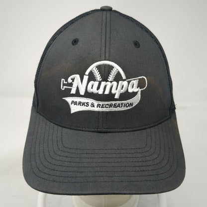 Richardson Trucker Hat Gray S Nampa Parks & Recreation Baseball Snapback Mesh