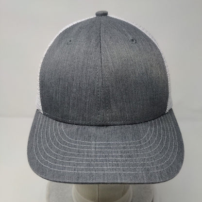 Champro Snapback Trucker Hat Gray OSFA HC5 Adjustable Mesh Back 6 Panel Blank