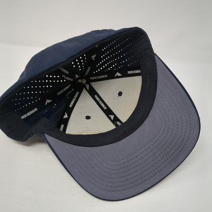 Uncharted Recreation Fitted Hat Blue S/M Embroidered Style 474F Pacific Headwear