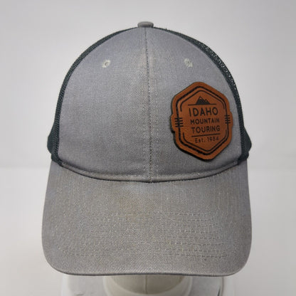 Idaho Mountain Touring Patch Snapback Trucker Hat Gray One Size Outdoor
