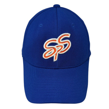 SpS Fitted Hat Blue Size 7 3/8-8 Embroidered M2 Technology Pacific Headwear