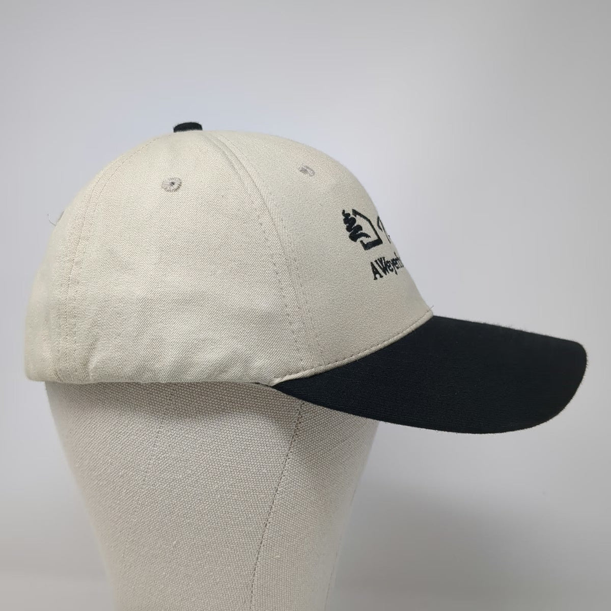 Logo World Trus Joist Beige Black One Size Baseball Cap Hat Weyerhaeuser Flag