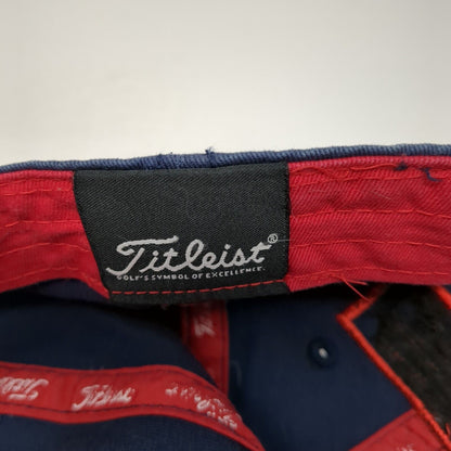 Titleist Slideback Golf Cap Blue One Size Adjustable Embroidered 6 Panel