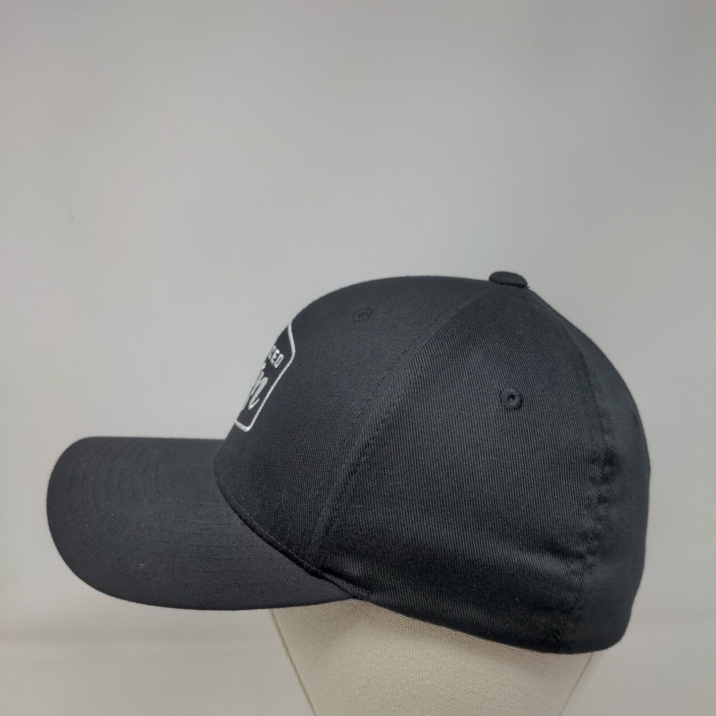 Advanced Sign Fitted Hat Black S/M Flexfit Embroidered 6 Panel Port Authority