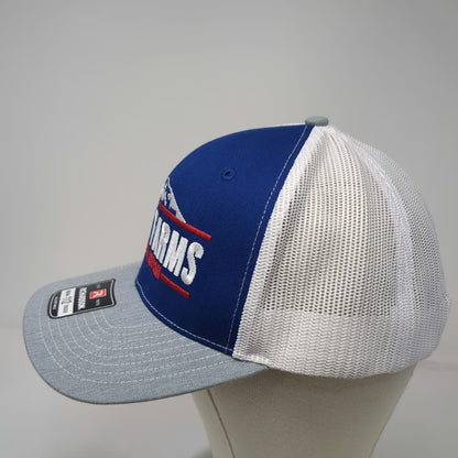 Richardson Trucker Hat Blue One Size WBH Farms Nyssa Oregon Mountain Snapback