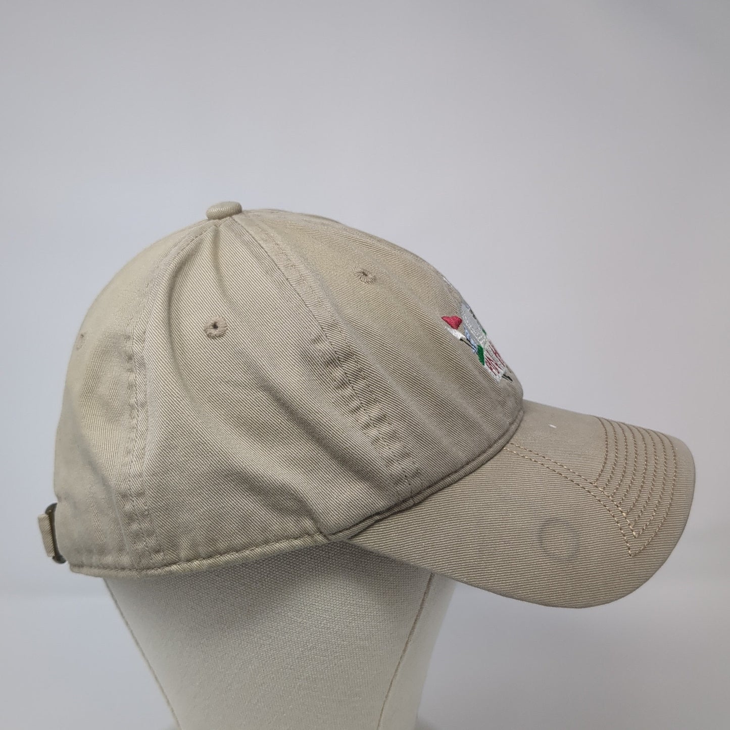 Pin High Slideback Baseball Cap Brown One Size Adjustable Cap America Golf