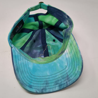 Idaho Slideback Hat Multi One Size Tie Dye Leather Patch Sportsman