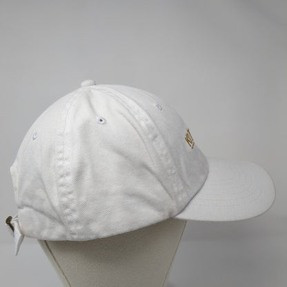 Kittenish Slideback Hat White One Size Adjustable Embroidered 6 Panel