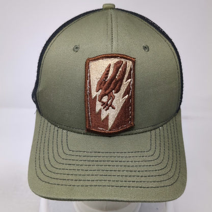 NV Caps Trucker Hat Green One Size 101st Airborne Screaming Eagle Mesh Snapback