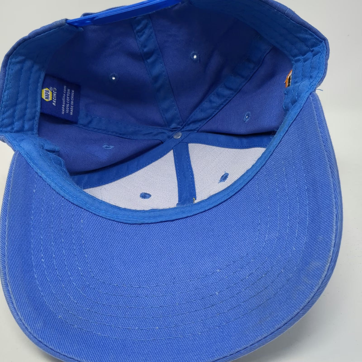 NAPA Racing Snapback Hat Blue One Size Ron Capps GearWrench Logo Embroidered