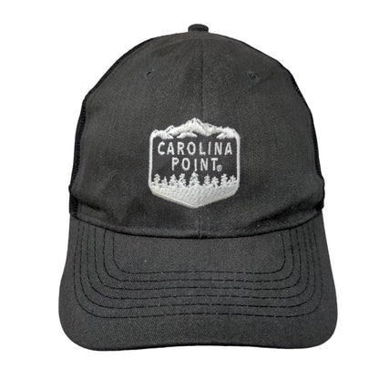 Carolina Point Snapback Mesh Back Trucker Hat Gray One Size Hit Wear