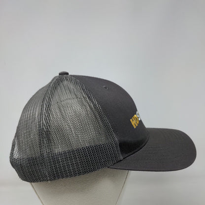 HD Supply Snapback Mesh Back Trucker Hat Gray OSFM Embroidered Otto
