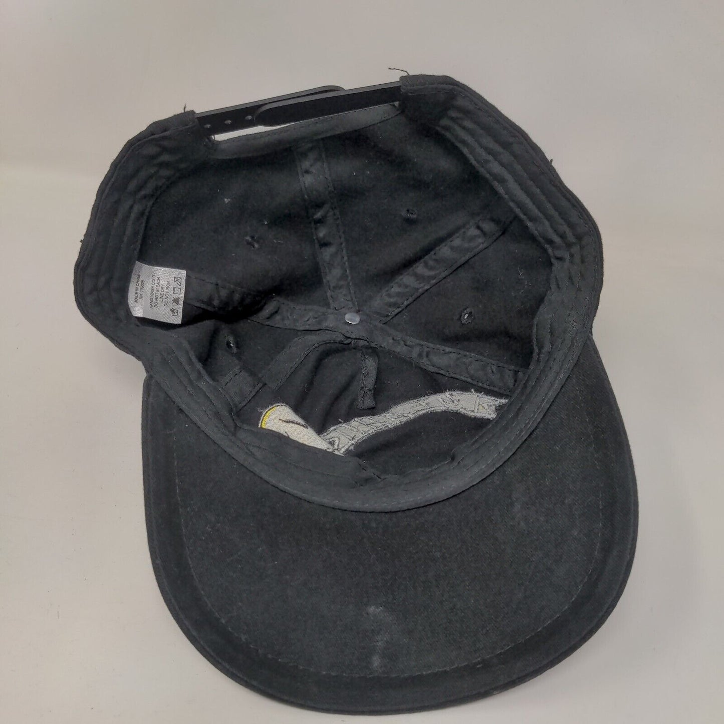 Yeah Shaka Sign Rose Wink Snapback Hat Black One Size Adjustable Embroidered