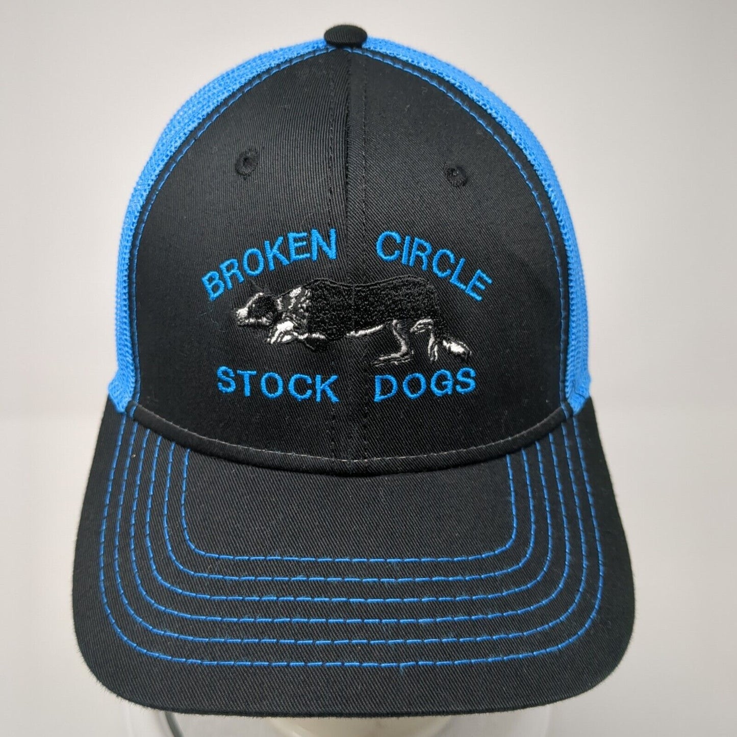 Broken Circle Stock Dogs Snapback Trucker Hat Multicolor OS Adjustable Otto