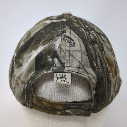 Outdoor Cap Rocky Mountain Elk Foundation Camo Green Hat Baseball Cap One Size