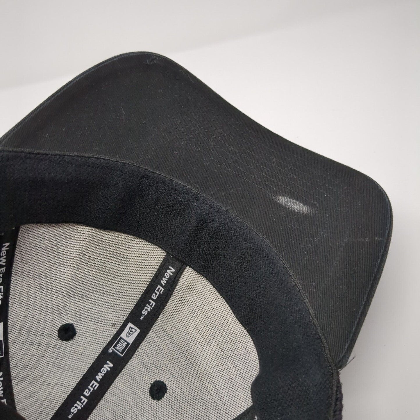 Bar Clif Team Fitted Trucker Hat Black M/L Embroidered Mesh Back New Era