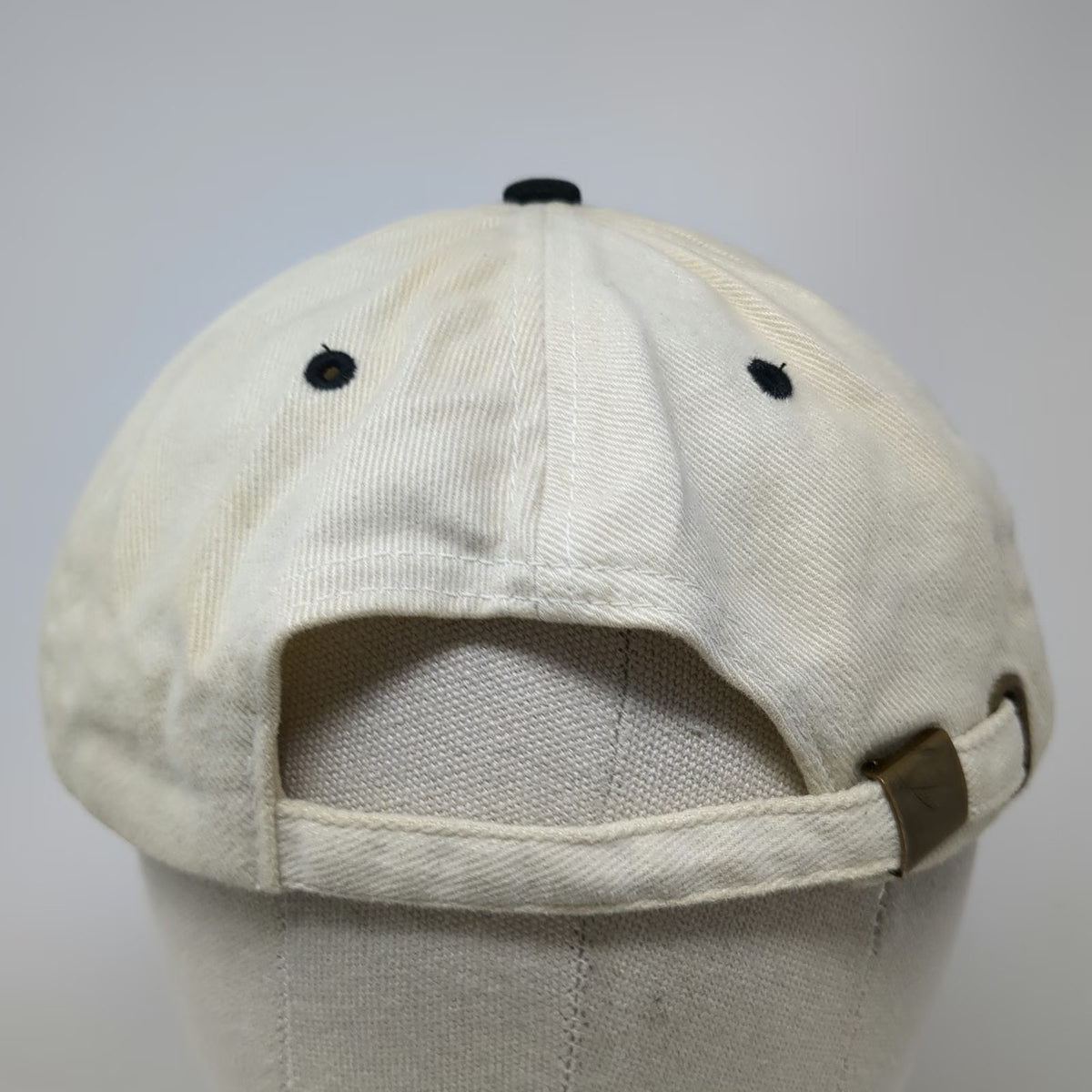 Cotton Deluxe Michael's Furniture Showplace Beige Black Baseball Cap OSFM Hat