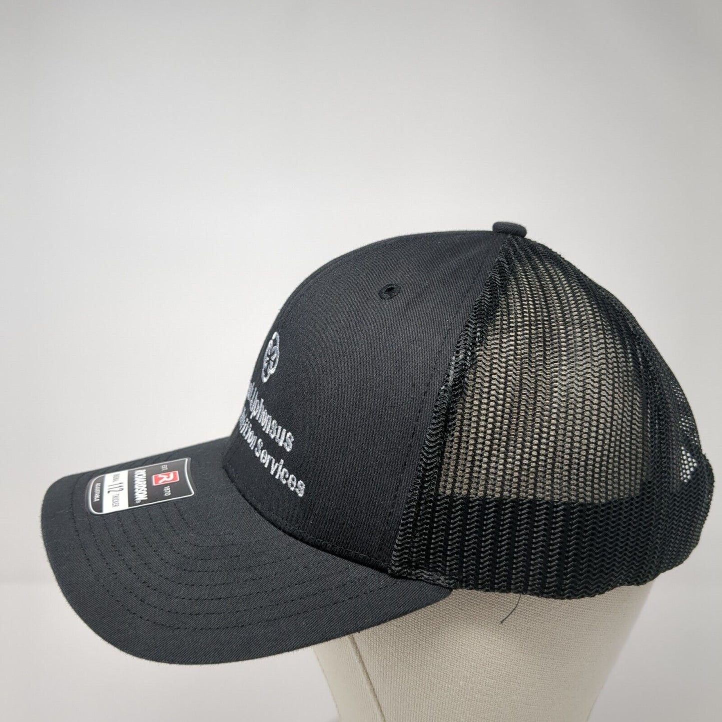 Saint Alphonsus Snapback Mesh Back Trucker Hat Black One Size Solid