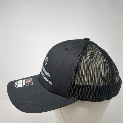 Saint Alphonsus Snapback Mesh Back Trucker Hat Black One Size Solid