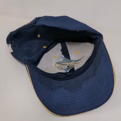 Cozumel Mexico Fish Strapback Hat Blue One Size Embroidered 6 Panel