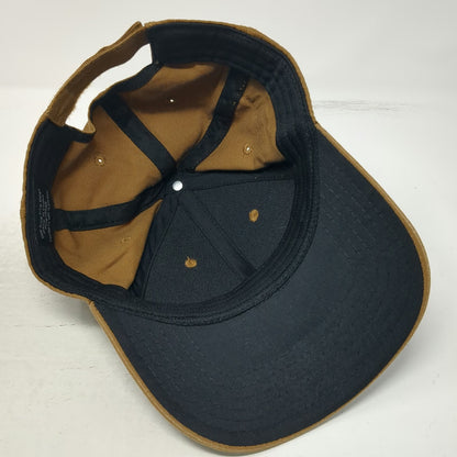 Dickies Baseball Cap Brown One Size Strapback Canvas Logo Patch Workwear hat