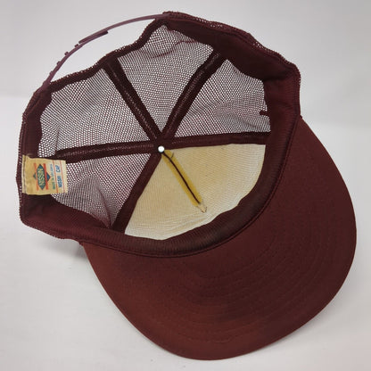 Gott's To Go Snapback Mesh Back Rope Trucker Hat Red One Size Nissin