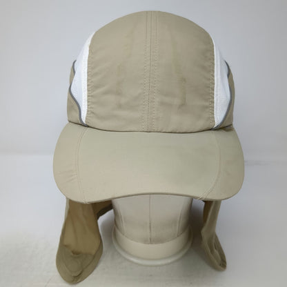 REI Baseball Cap Beige One Size Sun Cape Mesh Reflective Neck Shield Nylon Hat