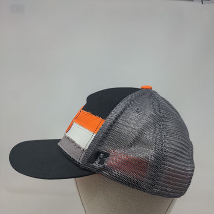 Clemson Tigers Snapback Mesh Back Trucker Hat Multi One Size Colorblock