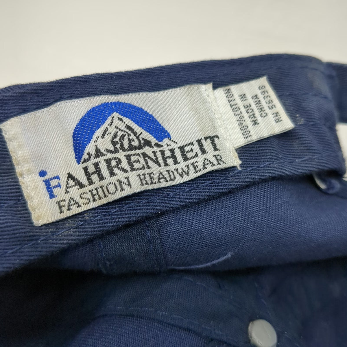 Fahrenheit Baseball Cap Blue One Size Alaska Bound Embroidered Hat Slideback
