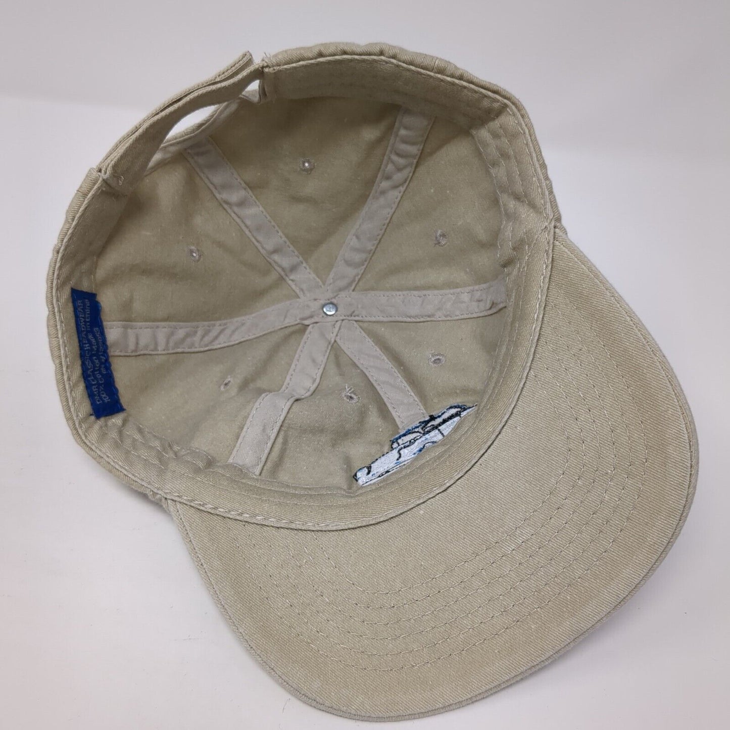 Havana Cuba Strapback Hat Tan OS Adjustable Embroidered DMR Classic Headwear