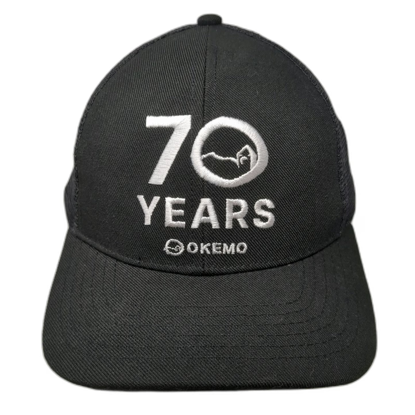 Vail Resorts Trucker Hat Black One Size Okemo 70 Years Staff Pepsi Vermont Logo