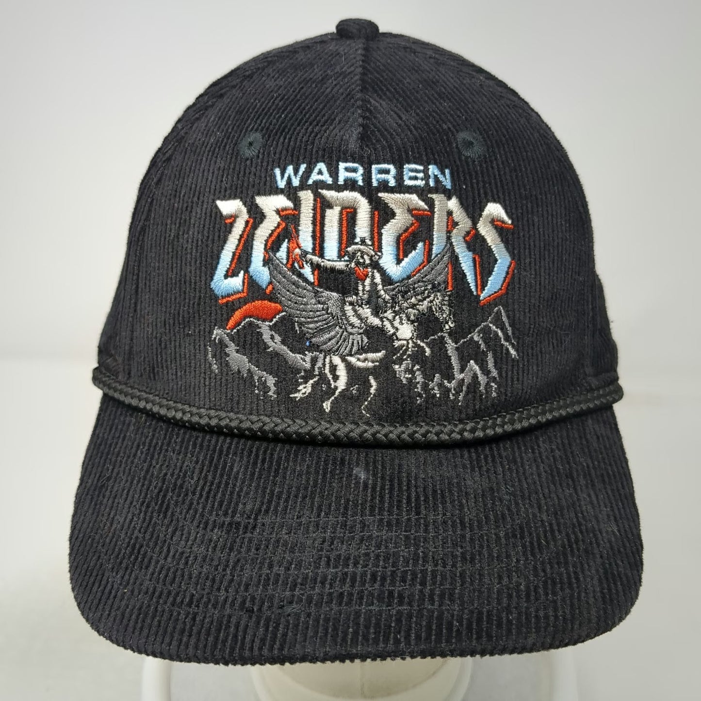Richards & Southern Warren Zeiders 5 Panel Hat Black One Size Corduroy Rope