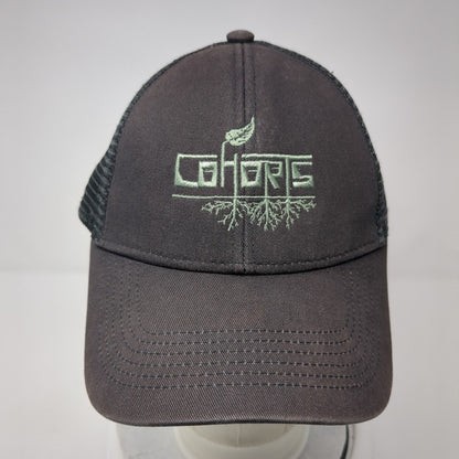 Cohorts Strapback Mesh Back Trucker Hat Gray One Size Port Authority