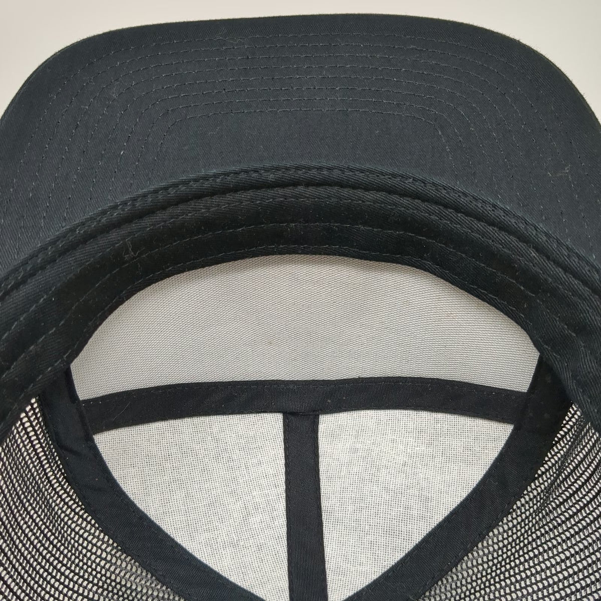 Richardson Trucker Hat Black Gray Orange One Size Teton Valley Composite Patch