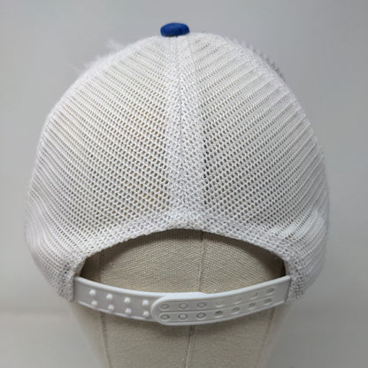 4Ocean Snapback Mesh Back Trucker Hat Blue One Size Colorblock