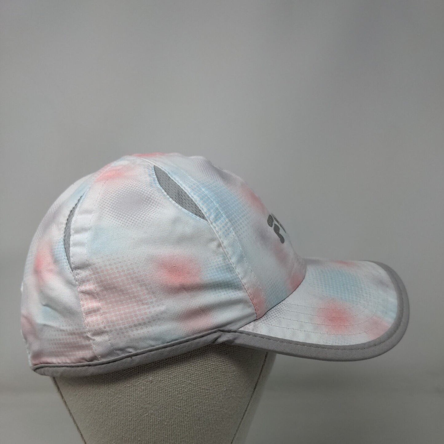 FILA Strapback Hat Multicolor One Size Adjustable Tie Dye Breathable 5 Panel