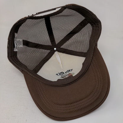 This Aint My First Rodeo Snapback Mesh Back Trucker Hat Brown OSFM Rue21