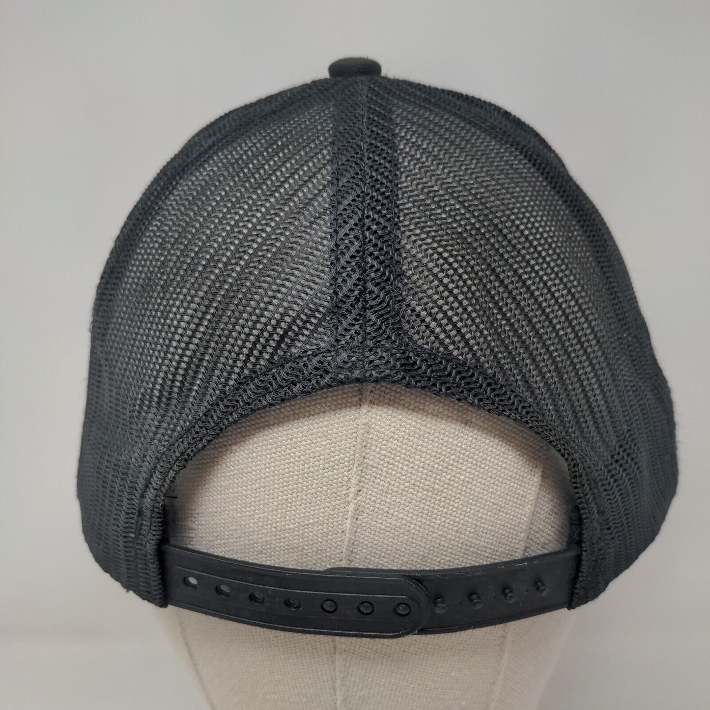Carolinas Golf Association Snapback Trucker Hat Black OSFA Mesh Back Embroidered