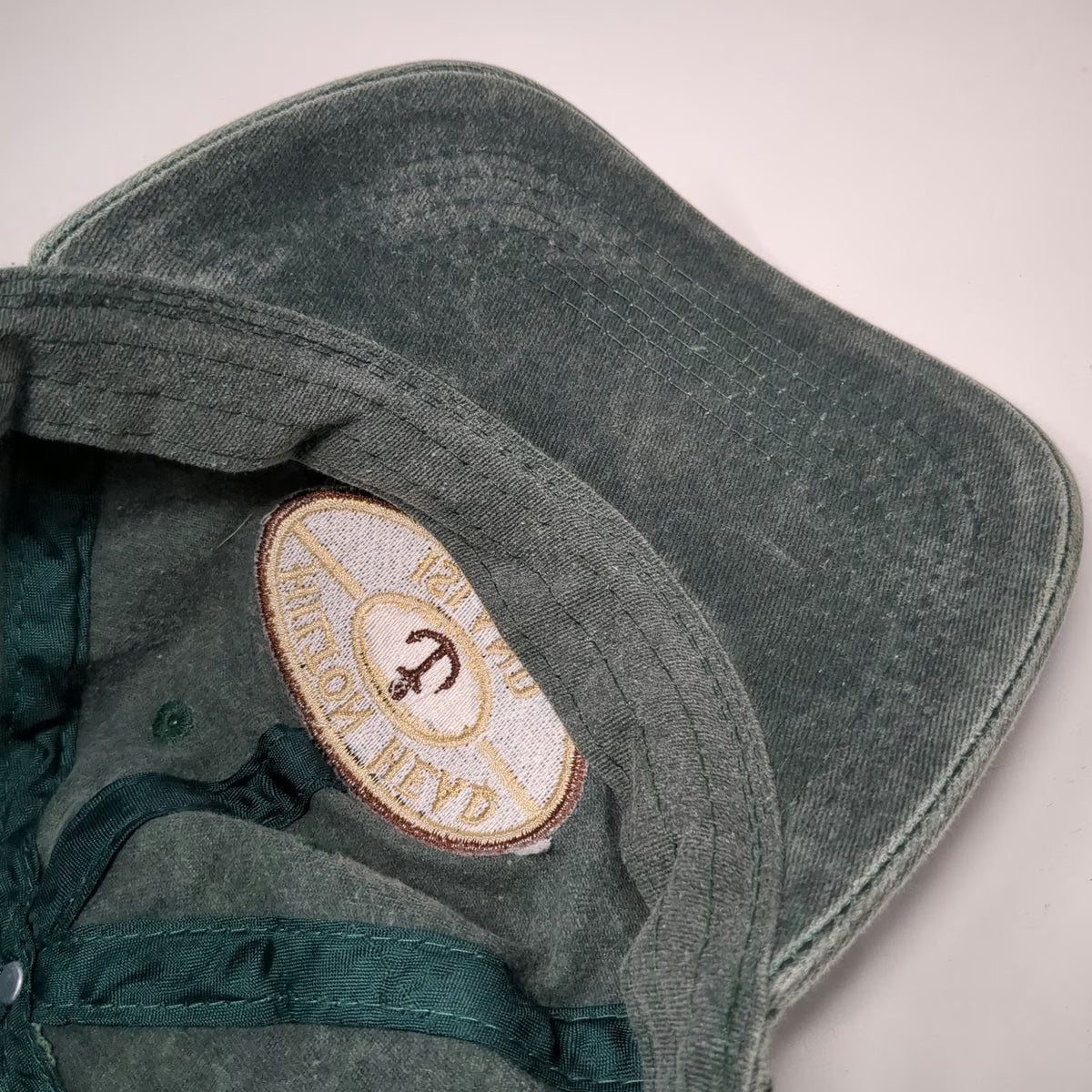 EST Hilton Head Island Green Baseball Cap OSFM Slideback Cotton Anchor Patch hat