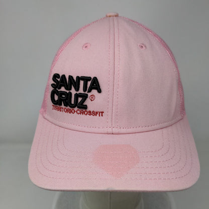Santa Cruz Territorio-Crossfit Snapback Trucker Hat Pink 56cm 6 Panel