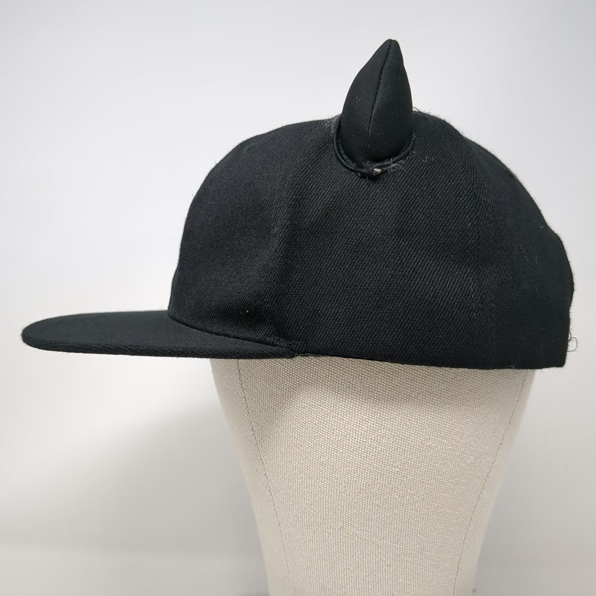Snapback Black One Size Devil Horns Halloween Costume Cosplay Novelty Demon Hat