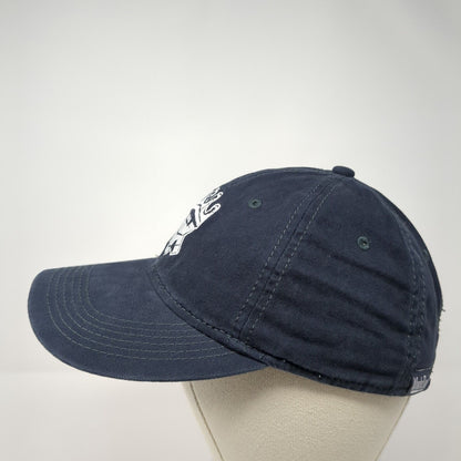 Sportsman Slideback Hat Blue One Size Adjustable Embroidered 6 Panel