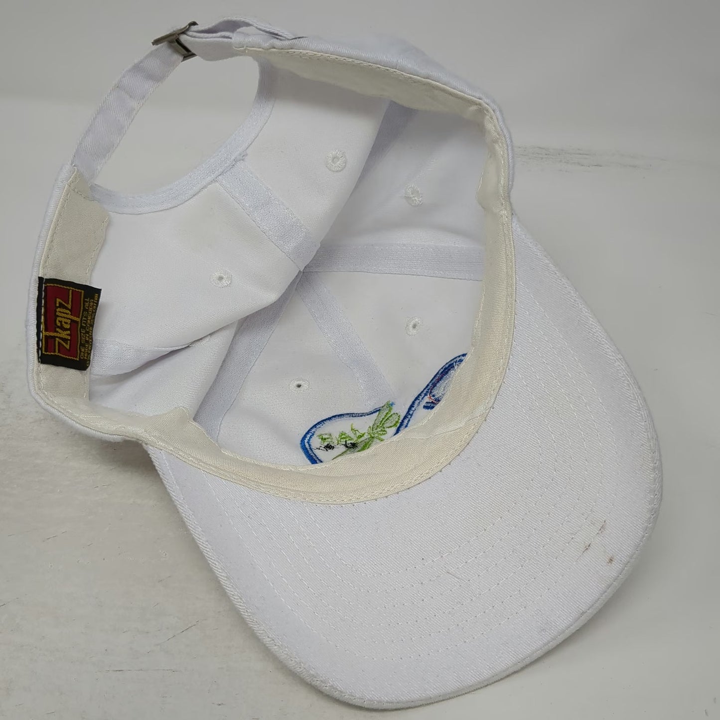 Zkapz Baseball Cap White One Size Jar of Hope Rope For Hope Embroidered Logo Hat