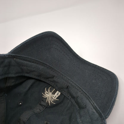 Palm Tree Slideback Hat Black One Size Adjustable Embroidered Jet Set Surf Shop