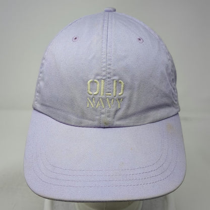 Old Navy Baseball Cap Purple XL Cotton Embroidered Logo Hat Slideback Adjustable