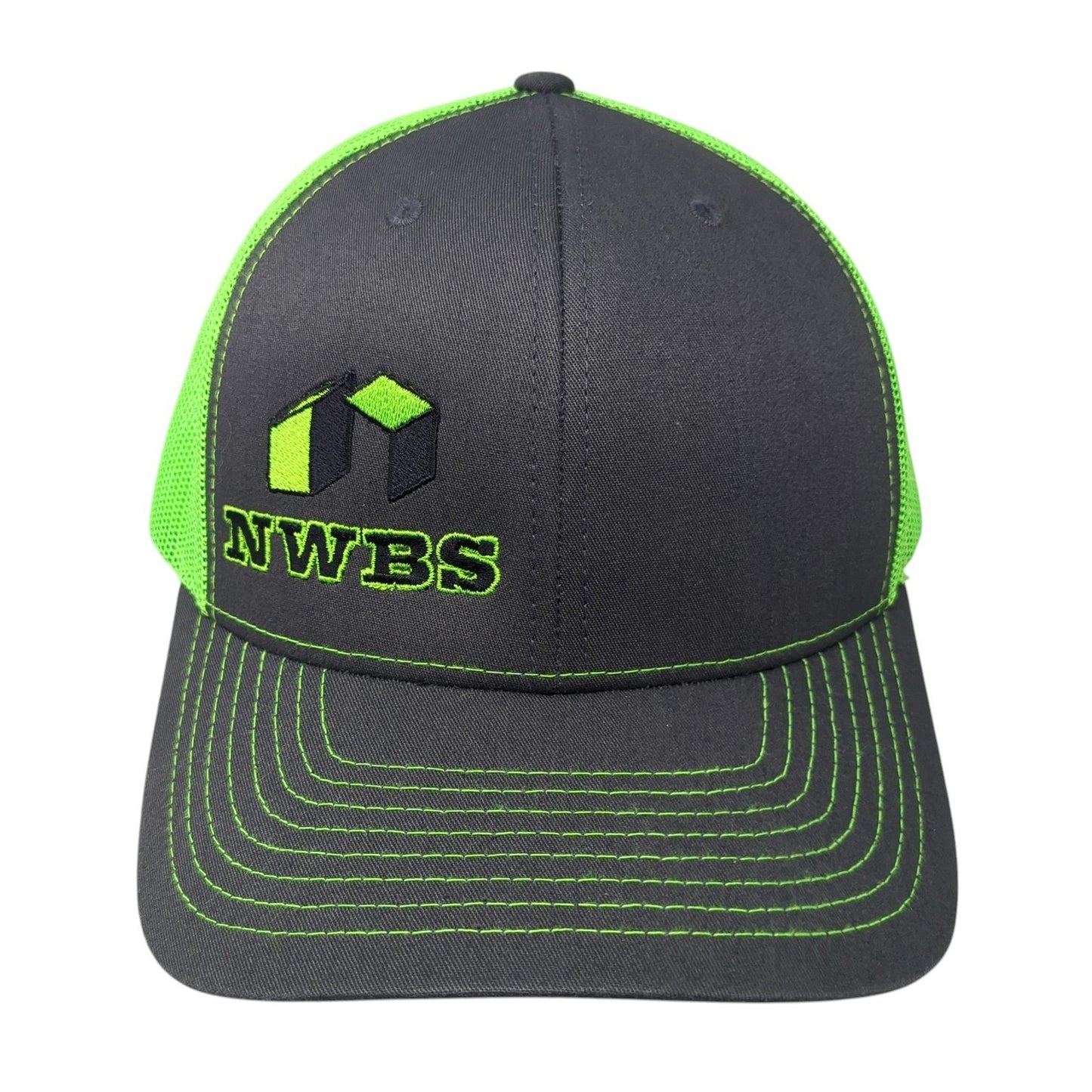 NWBS Snapback Trucker Hat Multicolor One Size Adjustable Mesh Back Richardson