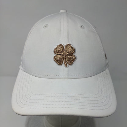 Black Clover Live Lucky Toggle Back Hat White OSFA Adjustable Solid