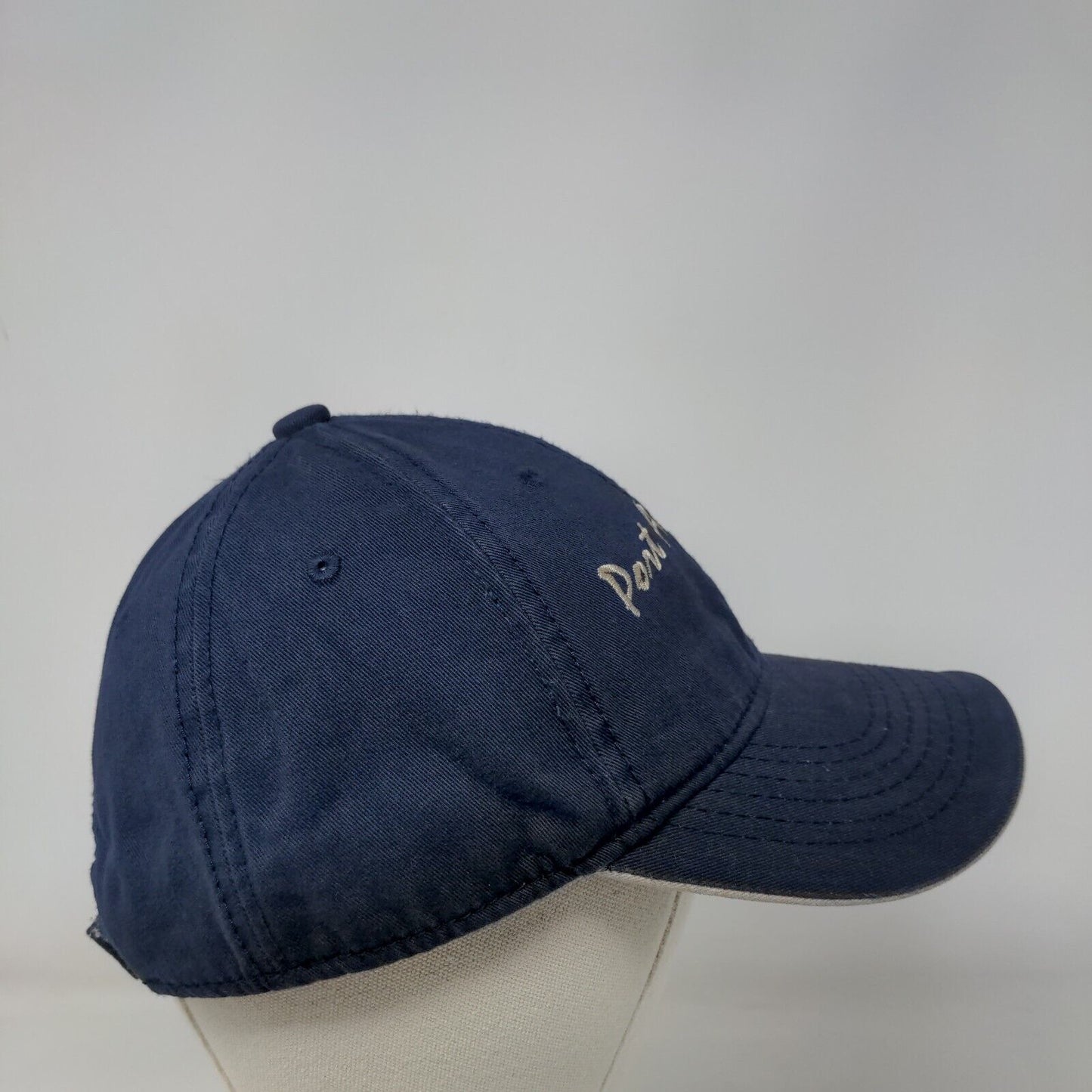 Port Aransas Texas Strapback Hat Blue One Size Embroidered Jhats
