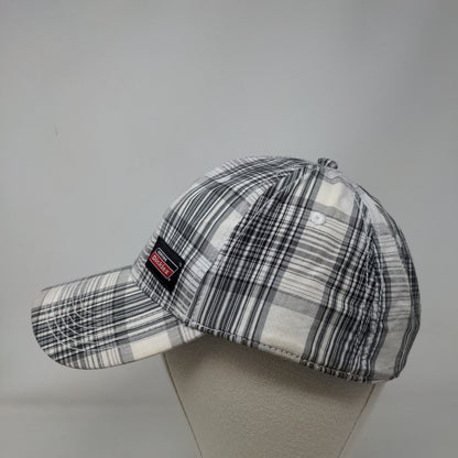 Dickies Fitted Hat Multicolor OSFM Plaid 6 Panel Vent Holes Tek Flex