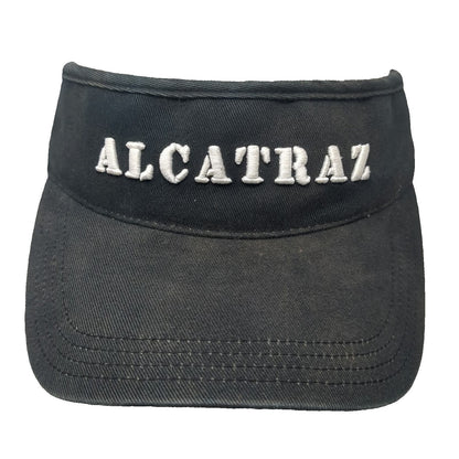Captain Travel Visor Black One Size Alcatraz The Rock San Francisco Prison Hat